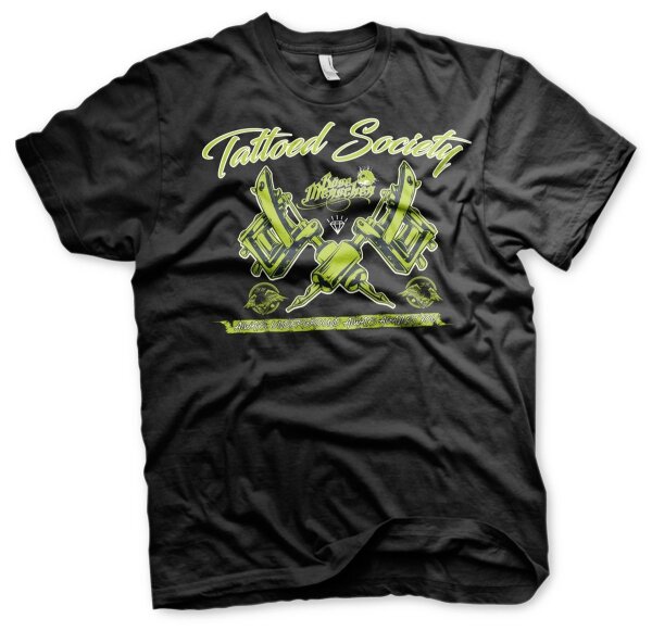 B&ouml;se Menschen Tattoed Society - Tshirt Biker Rocker MC Deutschrock Wild