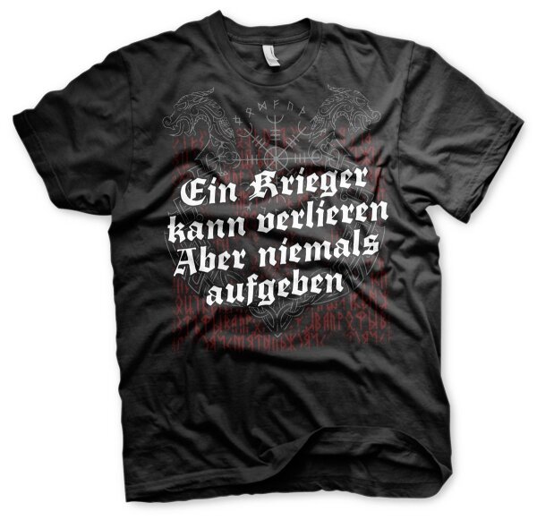 Ein Krieger kann verlieren- Tshirt Odin Wotan Viking Wikinger Walhalla Asgard