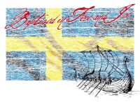 Baptised in Fire &  Ice - Tshirt Vikings Sweden Thor...