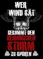 Heidnischer Sturm - Tshirt Vikings Germanen Heiden Odin...