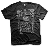 Wikinger Papa K&auml;mpfer Vater Legende - Tshirt Vikings...