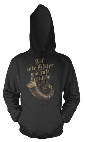 Auf alte G&ouml;tter und gute Freunde V2 - Kapuzensweat b&ouml;se deutschrock wild