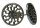Ohrstecker Schwarze Sonne Silber