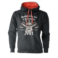 Probleml&ouml;ser mit 3 Buchstaben Herren Kontrast Hoodie...