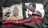 W&auml;hrend Bj&ouml;rn noch trinkt Tshirt Herren Vikings