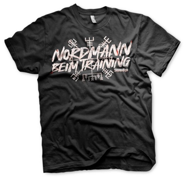 Viking Gym Nordmann beim Training M&auml;nner Tshirt Sport