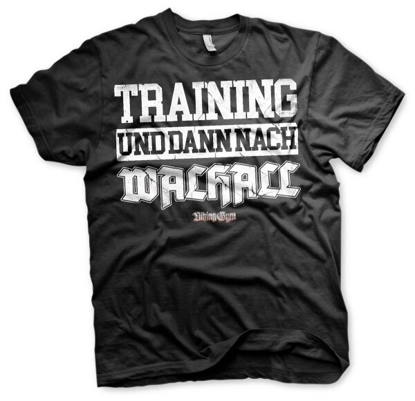 Viking Gym Training und dann nach Walhalla M&auml;nner Tshirt Sport