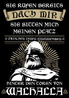 Hinter den toren von Walhalla Kontrast Kapuzenhoodie...
