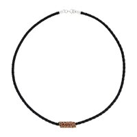 Runenband Bronze mit Lederkette