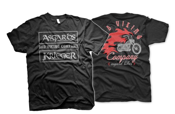Asgards Krieger Bad Viking Company Tshirt Herren 5XL