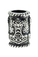 Wikinger Haar- u. Bartperle Thorhammer, Silber