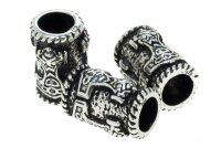 Wikinger Haar- u. Bartperle Thorhammer, Silber
