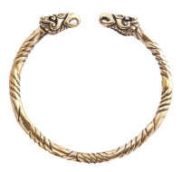 Damen-Armreif Hugin & Munin Bronze