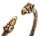 Damen-Armreif Hugin & Munin Bronze