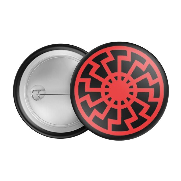 Schwarze Sonne - Button