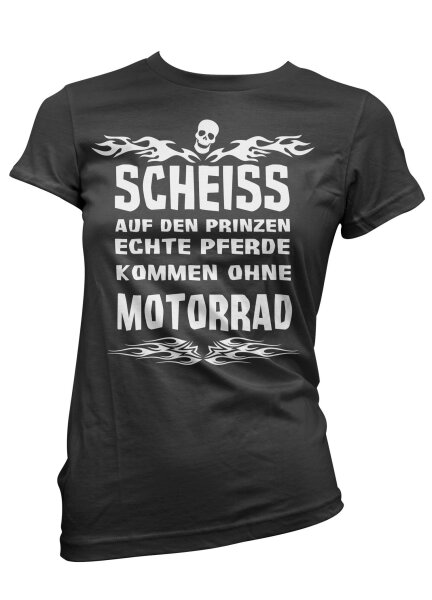 Scheiss auf den Prinzen - Ladyshirt Funshirt Spass