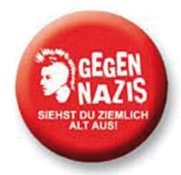 Gegen Nazis - Button