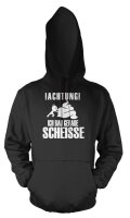 Achtung! Ich bau gerade Scheisse - Kapuzensweat