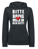 Bitte bring mich in Dein Bett - Lady Kapuzensweat