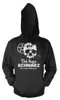 Ich trage schwarz - Kapuzensweat 666 Festival Blackmetal...