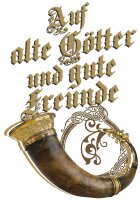 Auf alte G&ouml;tter und gute Freunde - Tasse