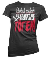 Einfach l&auml;cheln - Ladyshirt