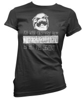 Ich war gestern beim Therapeuten - Ladyshirt