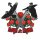 Odins Raben Hugin Munin mit Rosen und Schwerter - Tasse