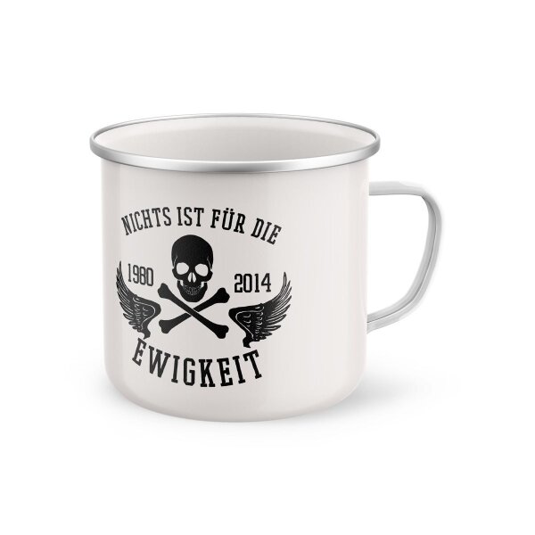 Emaille Becher NIFDE Tasse Outdoor