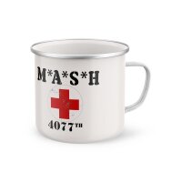 Emaille Becher MASH 4077 Tasse 2 Outdoor