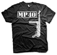 Maschinenpistole MP 40 - Tshirt Wehrmacht Soldaten Krieg...