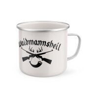 Emaille Becher Waidmannsheil J&auml;ger