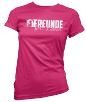 Freunde f&uuml;rs Leben - Ladyshirt Pferd Kaltblut...