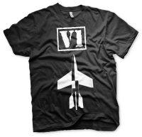 V1 Rakete - Tshirt Braun Wehrmacht WWII Soldaten Reich...