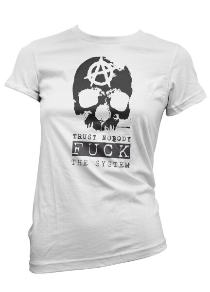 Trust Nobody Fuck the System - Damenshirt Anarchy