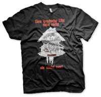 Eine deutsche Uhr tickt nicht sie r&uuml;ckt vor! - Tshirt