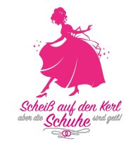 Schei&szlig; auf den Kerl JGA - Ladyshirt Junggesellinen...