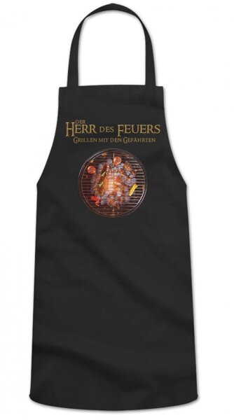 Herr des Feuers Grillen mit den Gef&auml;hrten Grillsch&uuml;rze Grillzubeh&ouml;r Steak