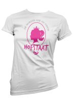 Ab morgen hab ich einen Hofstaat - JGA DamenShirt...