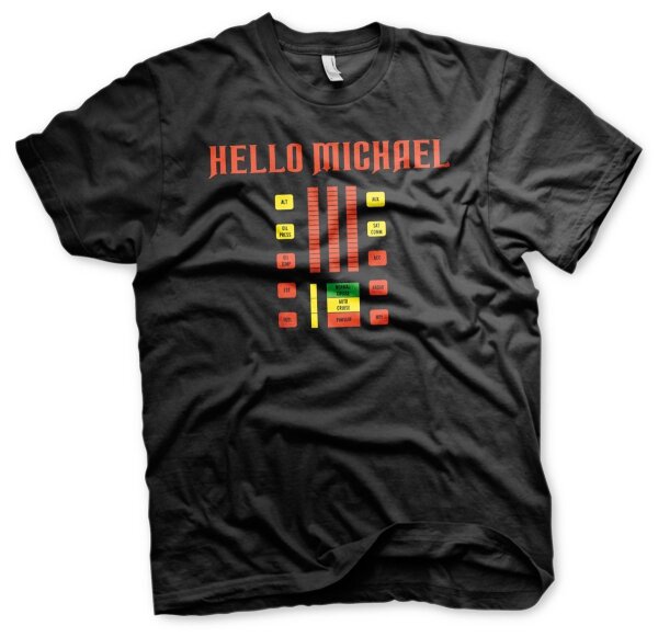 Hello Michael - Tshirt KITT Rider Foundation Knight