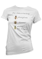Arschloch mit Fl&uuml;gel - Ladyshirt Wespe Imker Bienen...