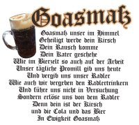 Goasma&szlig; Unser Gebet - Tshirt Volsfest Tracht Wiesn...