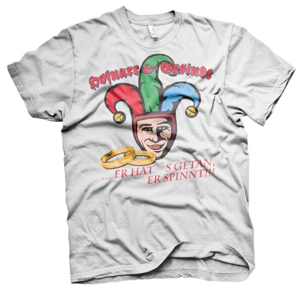 Hofnarr & Gesindt  JGA Shirt Begleiter Junggesellenabschied M&auml;nnertour