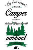 Leg Dich niemals mit einem Camper an - Ladyshirt...