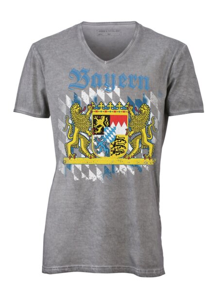 Bayernwappen Hemad Shirt 1 - Tshirt Volksfest G&auml;uboden Oktober Wiesn Bier Hendl