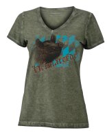 Heimaterde Wuidsau - WeibaHemad DamenTshirt Voixfest...
