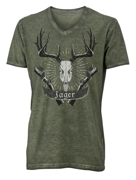 Jager - Hemad Tshirt J&auml;ger Volksfest Wiesn Treibjagd Weidmannsheil