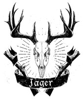 Jager - Hemad Tshirt J&auml;ger Volksfest Wiesn Treibjagd...