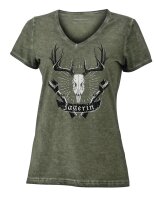 Jagerin  Weibahemad Damenshirt Tracht Weidmann J&auml;ger...