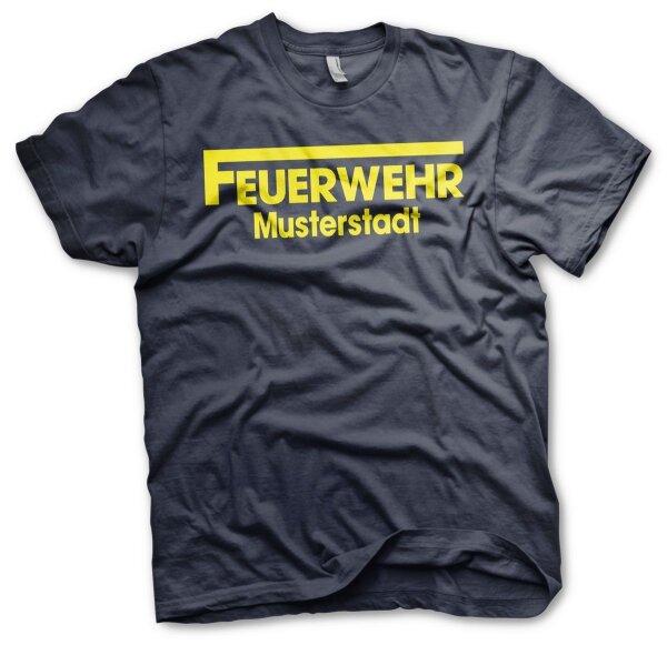 Feuerwehr Herren Tshirt Wunschname FFW individuell Ortsname